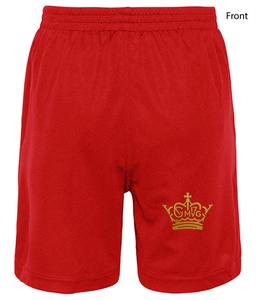 G17MVG Just Cool Unisex Sports Shorts Gym Wear Summer Crown Logo