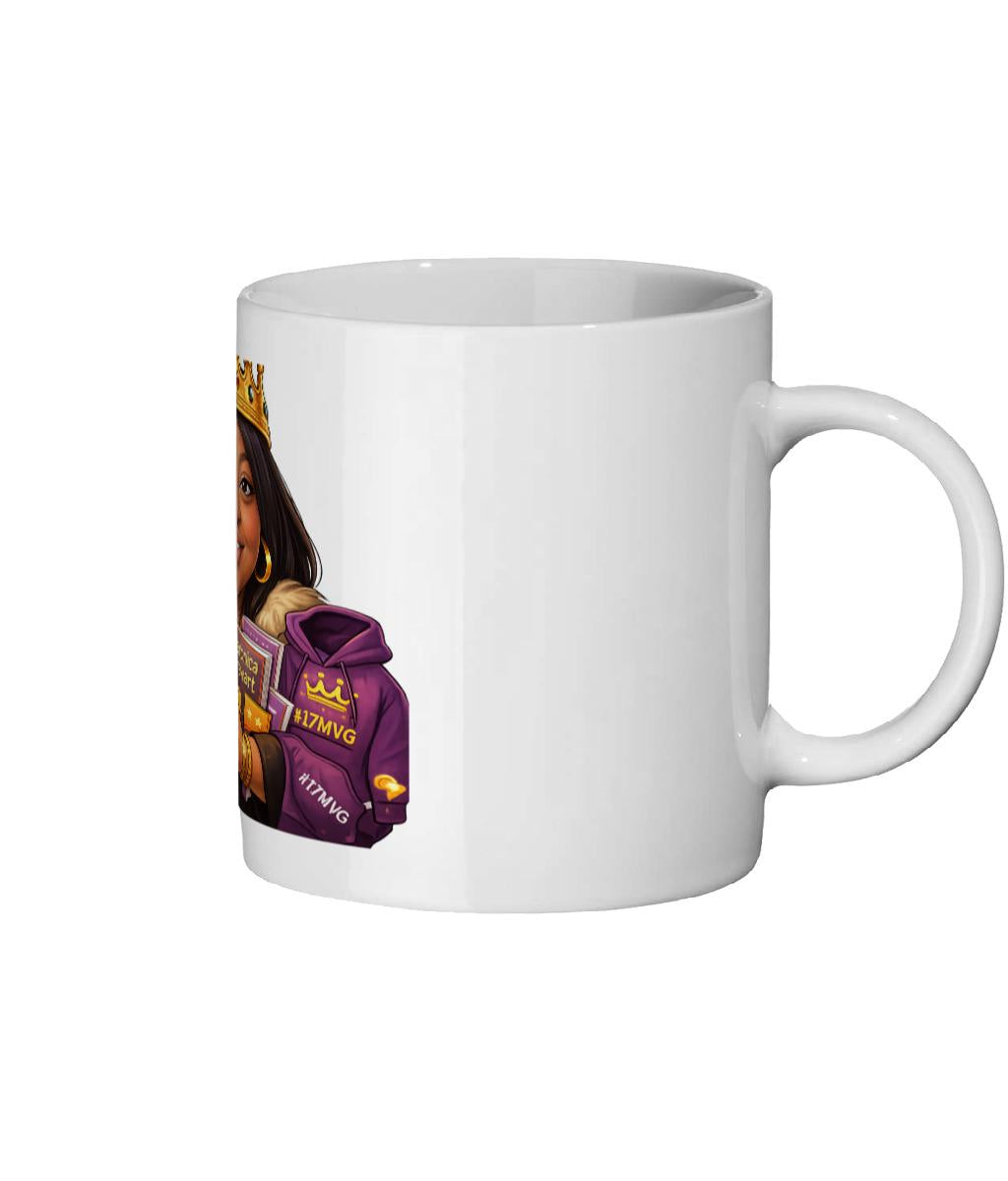 G17 Tour Mug 11oz Glossy Ceramic Bright White Finish Dishwasher & Microwave Safe Perfect for Coffee Lovers