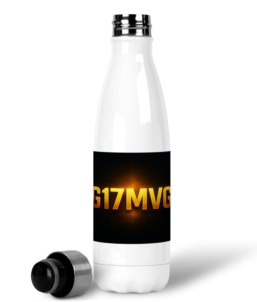 G17MVG Insulation Leak-proof Screw Cap White Body Gold Logo Portable water bottle
