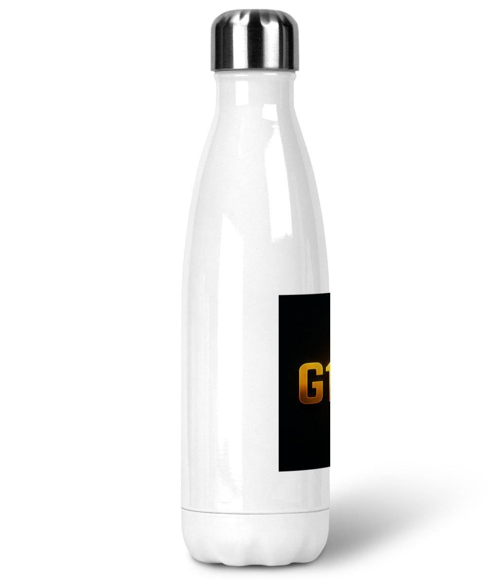 G17MVG Insulation Leak-proof Screw Cap White Body Gold Logo Portable water bottle