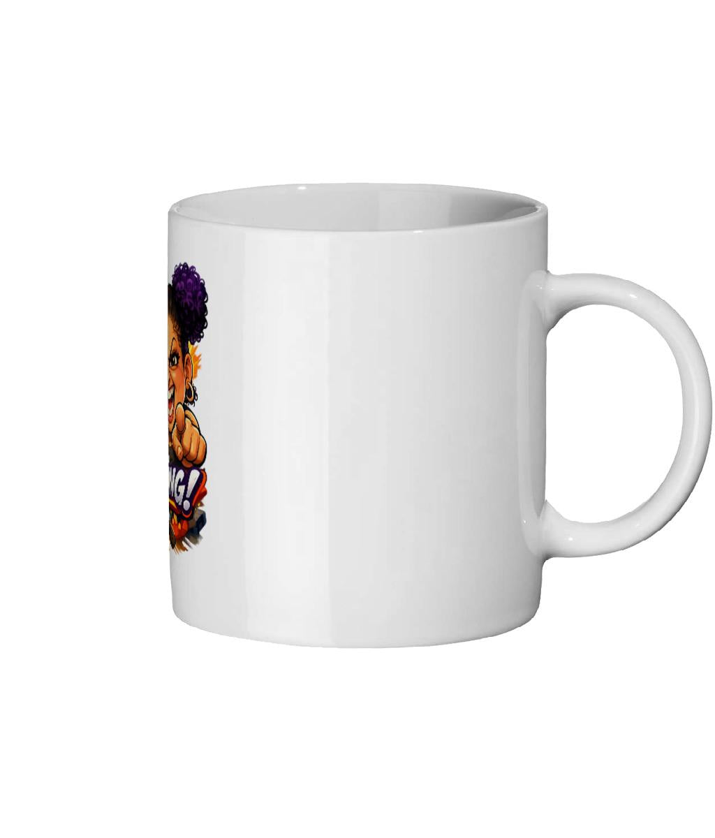 Nunew Quit Jagging 11oz Glossy Ceramic Mug Bright White